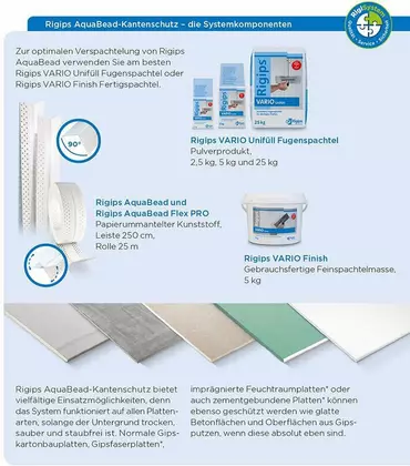 AquaBead FlexPRO Systemkomponenten